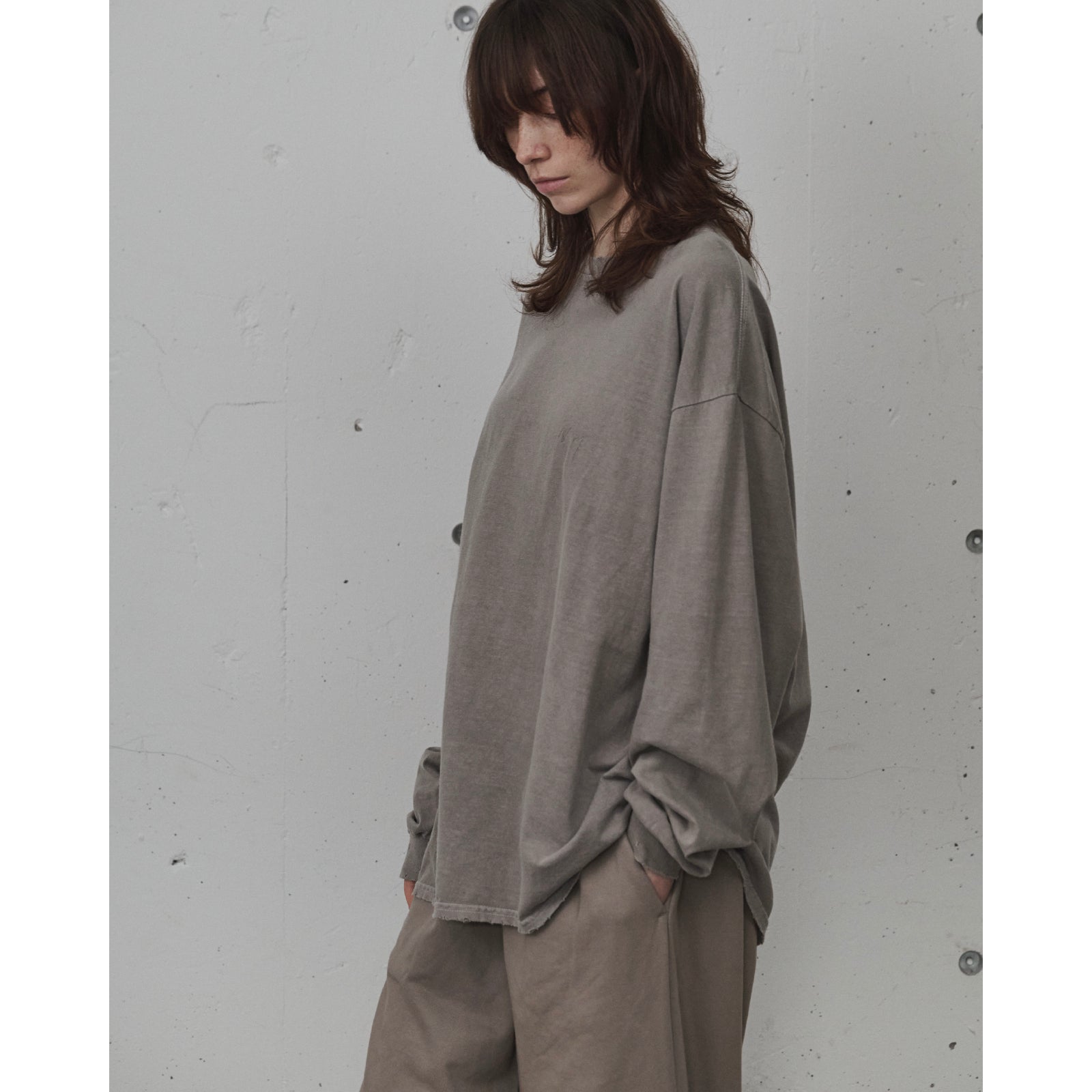 EMBROIDERY DYED LS