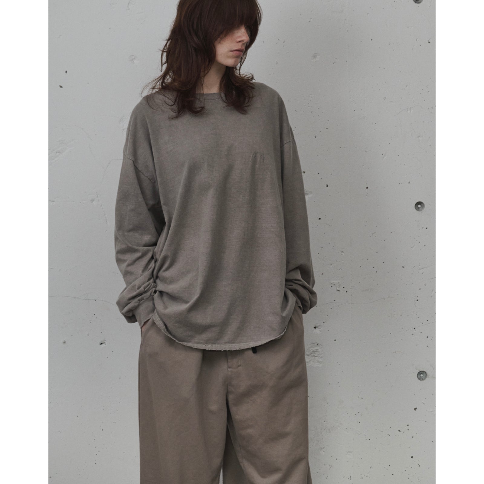EMBROIDERY DYED LS