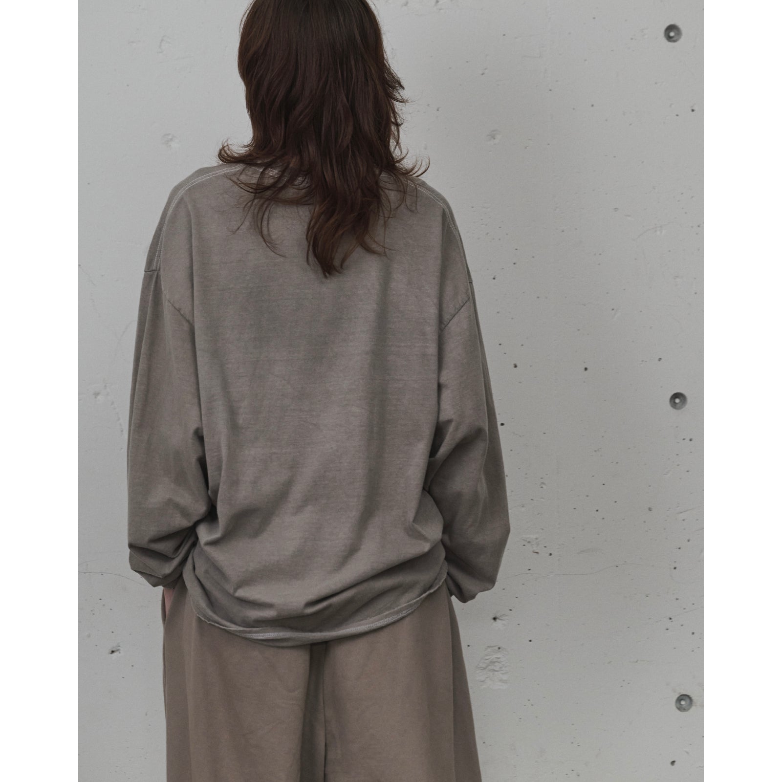 EMBROIDERY DYED LS