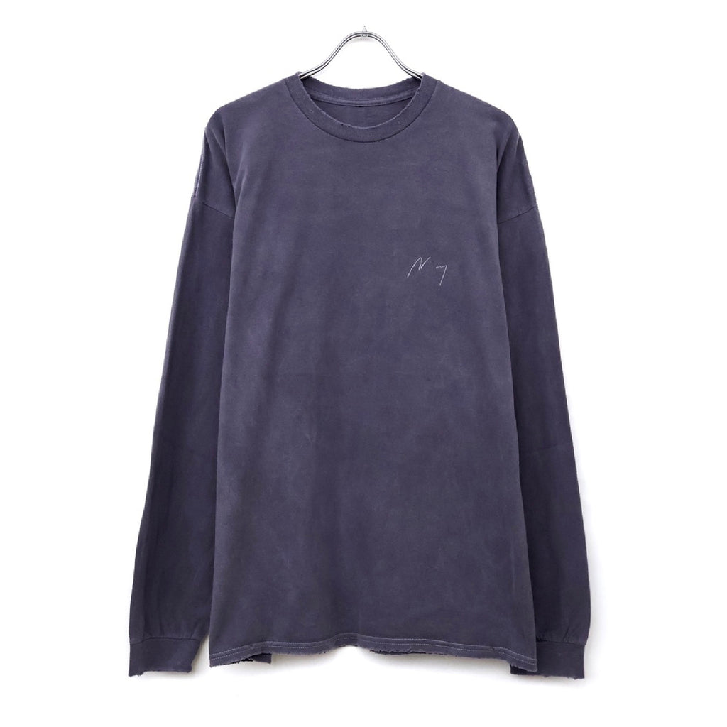 EMBROIDERY DYED LS T-SHIRT