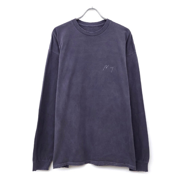EMBROIDERY DYED LS T-SHIRT