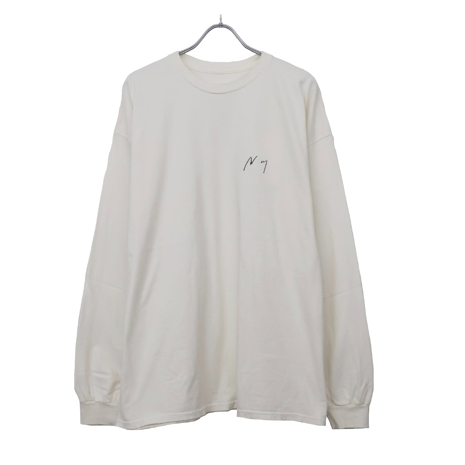 EMBROIDERY DYED LS T-SHIRT