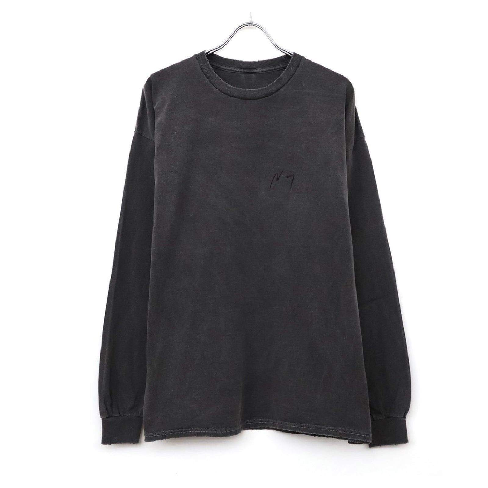 EMBROIDERY DYED LS T-SHIRT