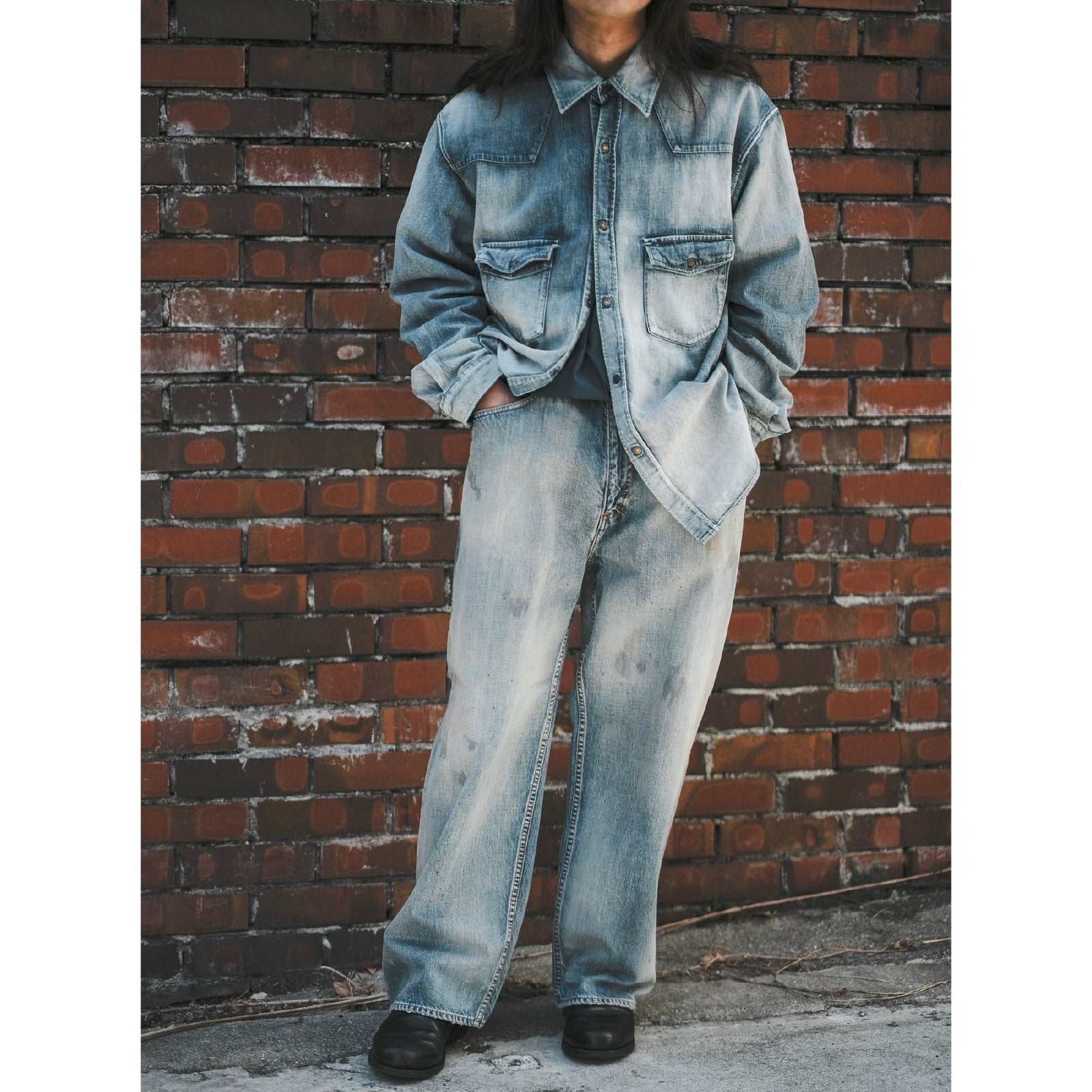 AGING STRAIGHT 5P DENIM PANTS | ref. / Web Store
