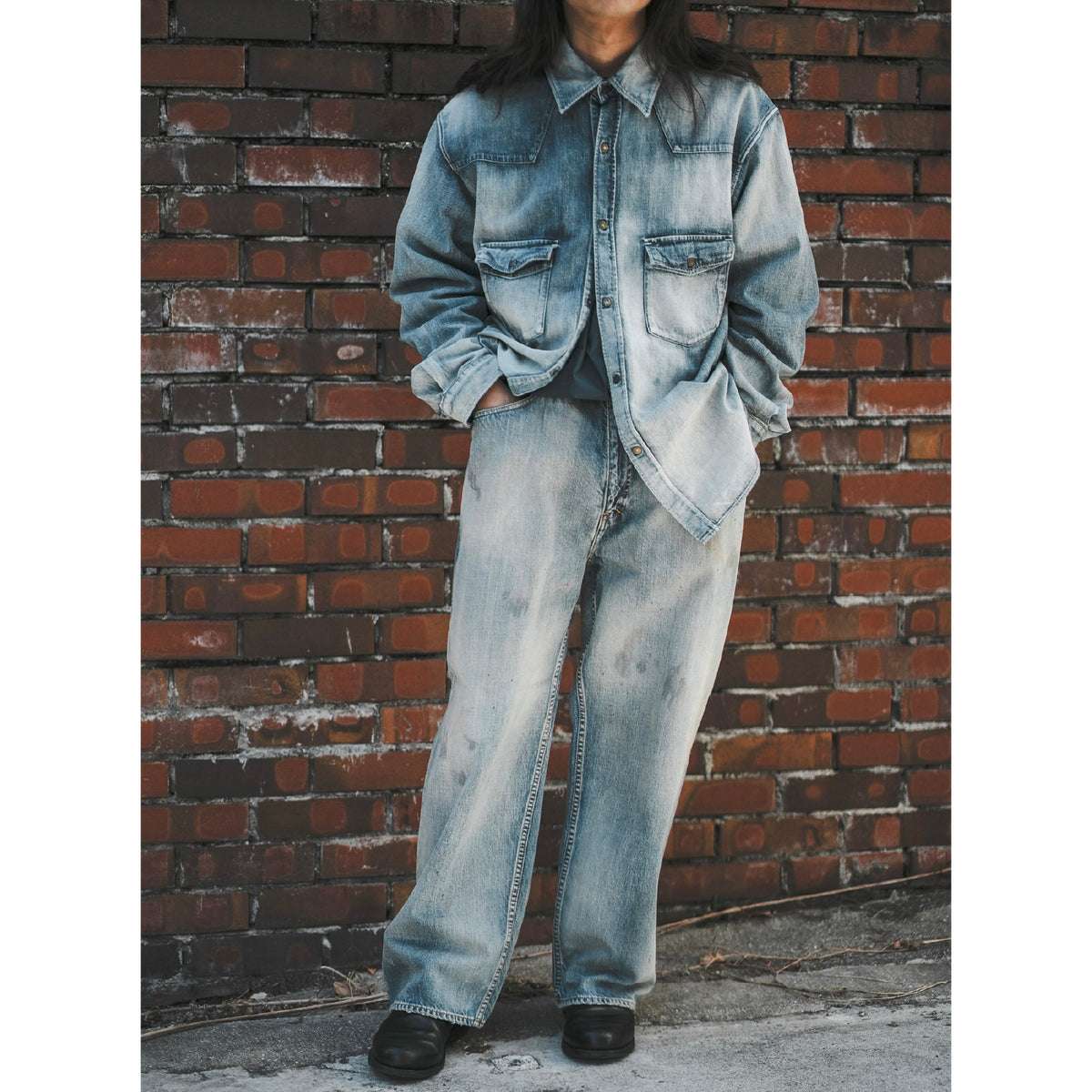 AGING STRAIGHT 5P DENIM PANTS | ref. / Web Store