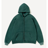 Vintage Zip Sweat Hoodie GREEN