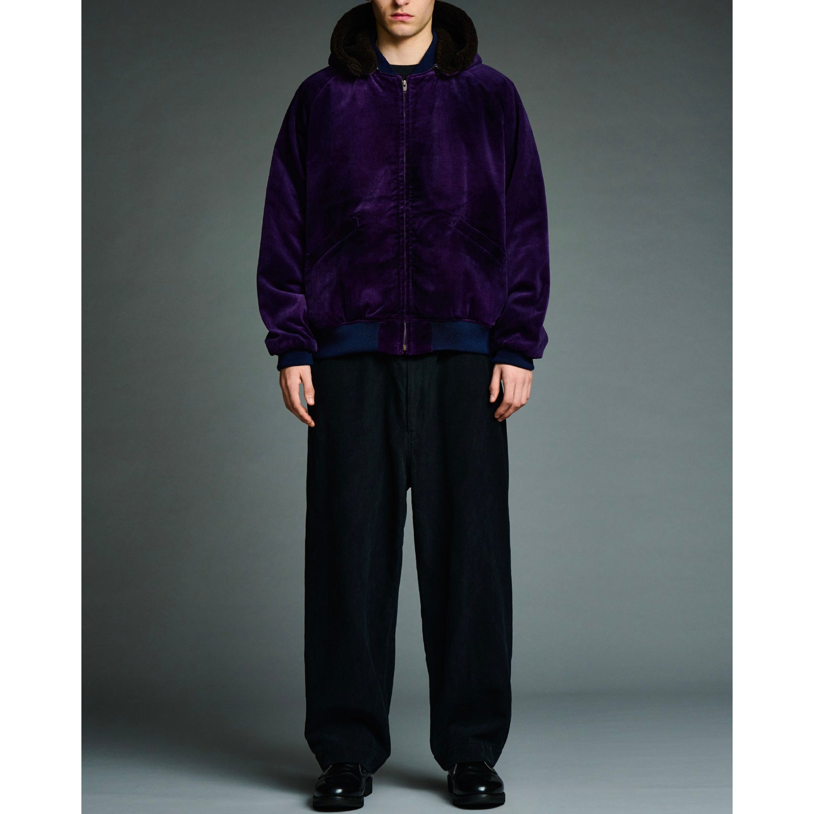 Vintage Souvenir Velour Hooded Jacket