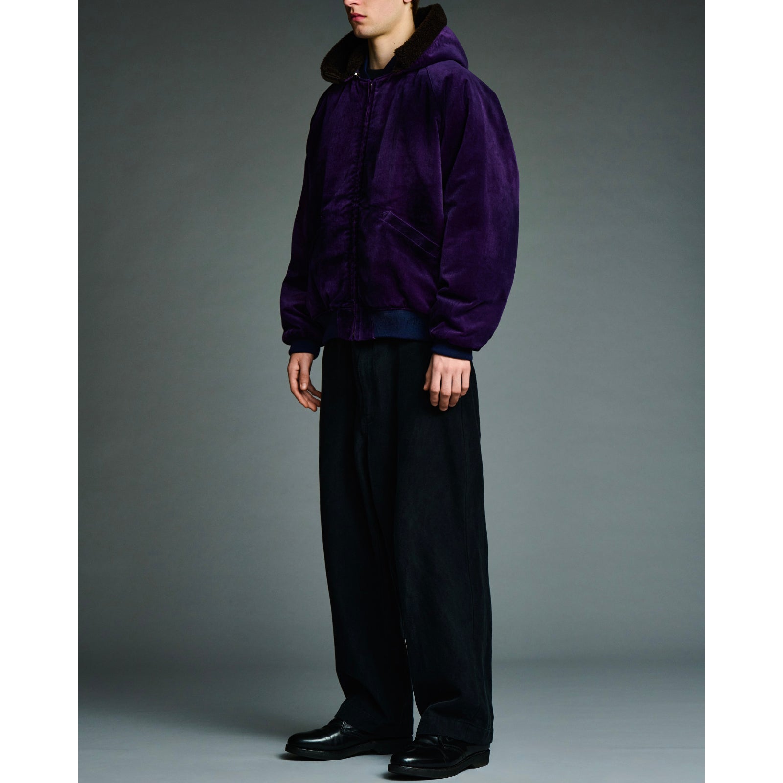 Vintage Souvenir Velour Hooded Jacket