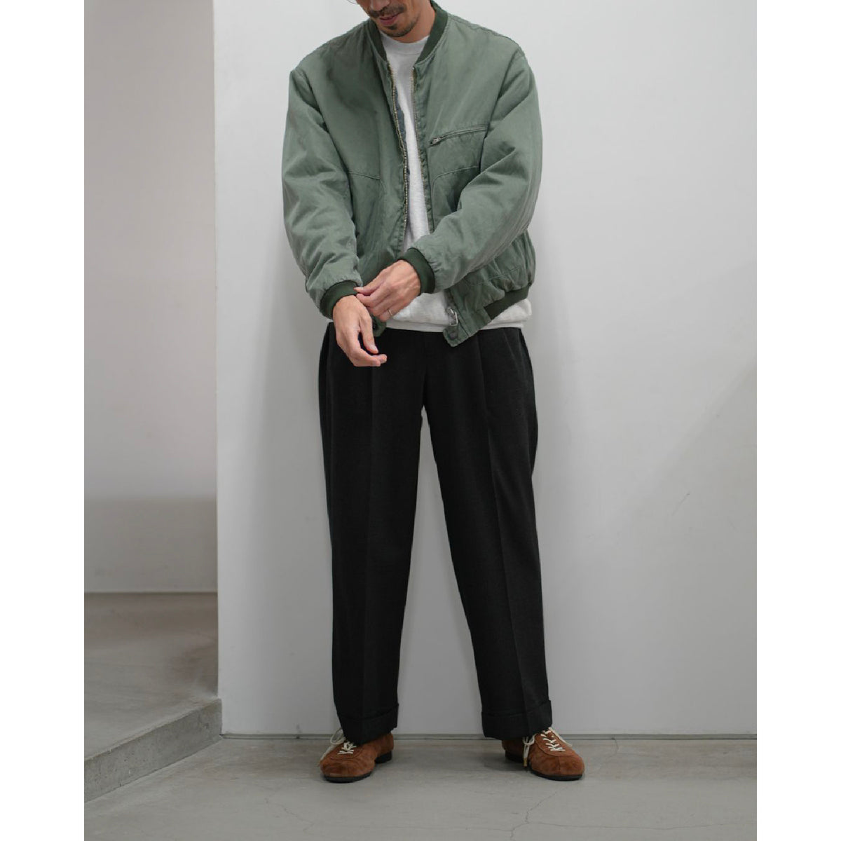 Vintage Silk Air Force Jacket