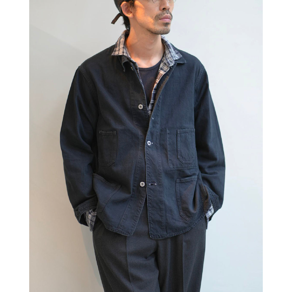 Vintage Denim Chore Jacket