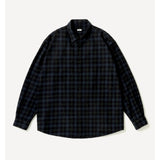 Wool Regular Collar Shirt CHECK