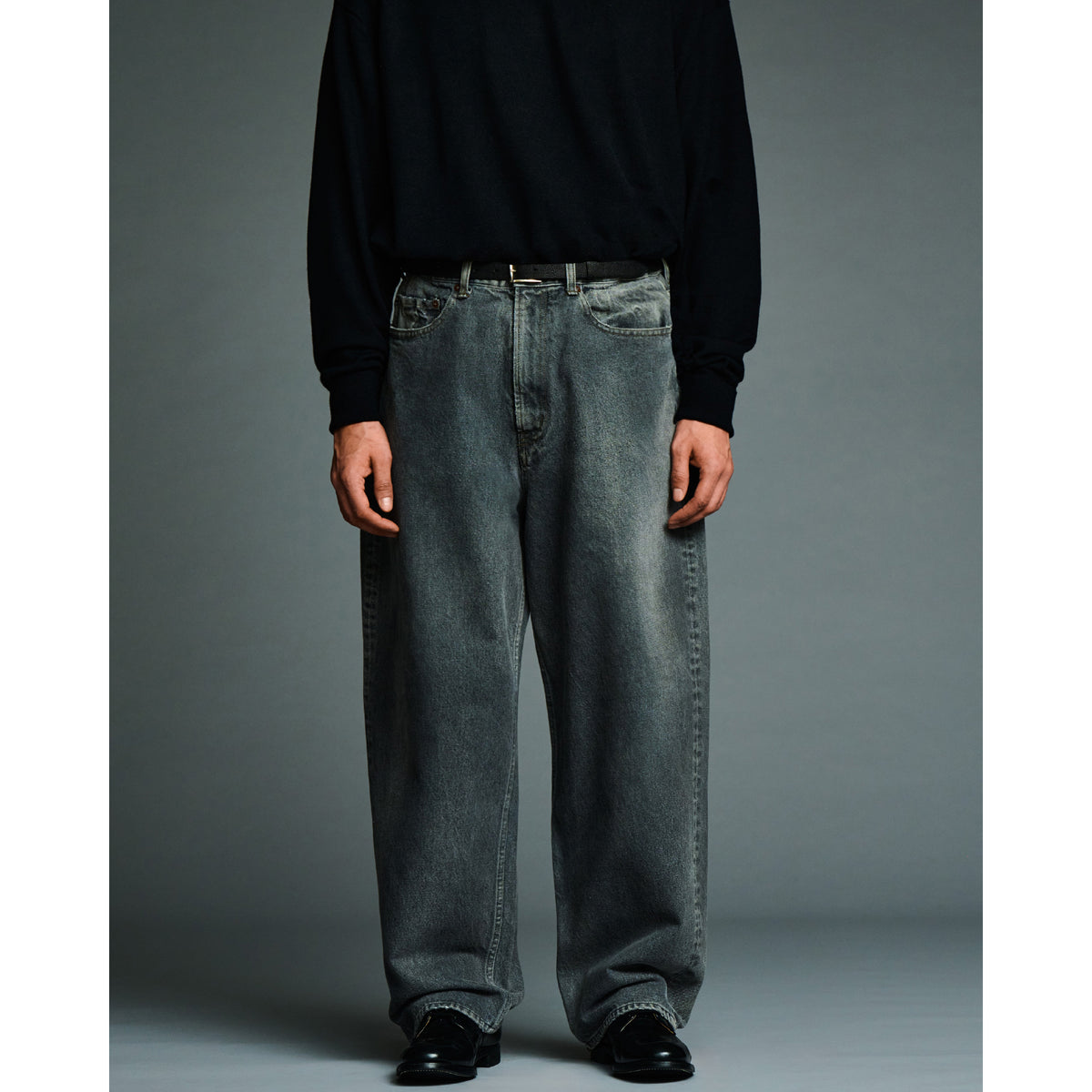 Vintage Gray Denim Pants