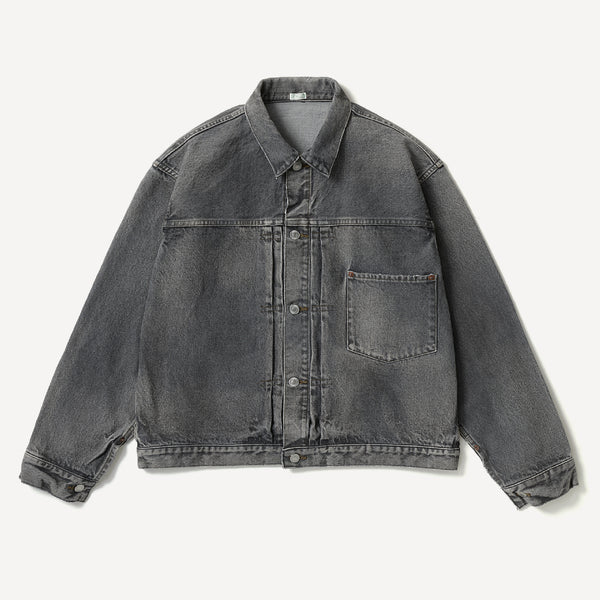 Vintage Gray Denim Jacket