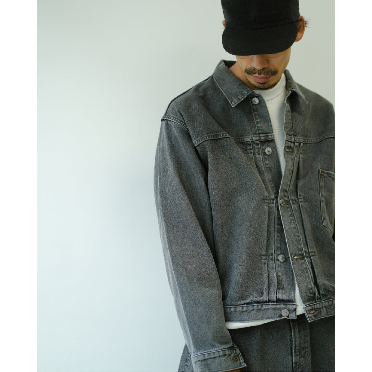Vintage Gray Denim Jacket