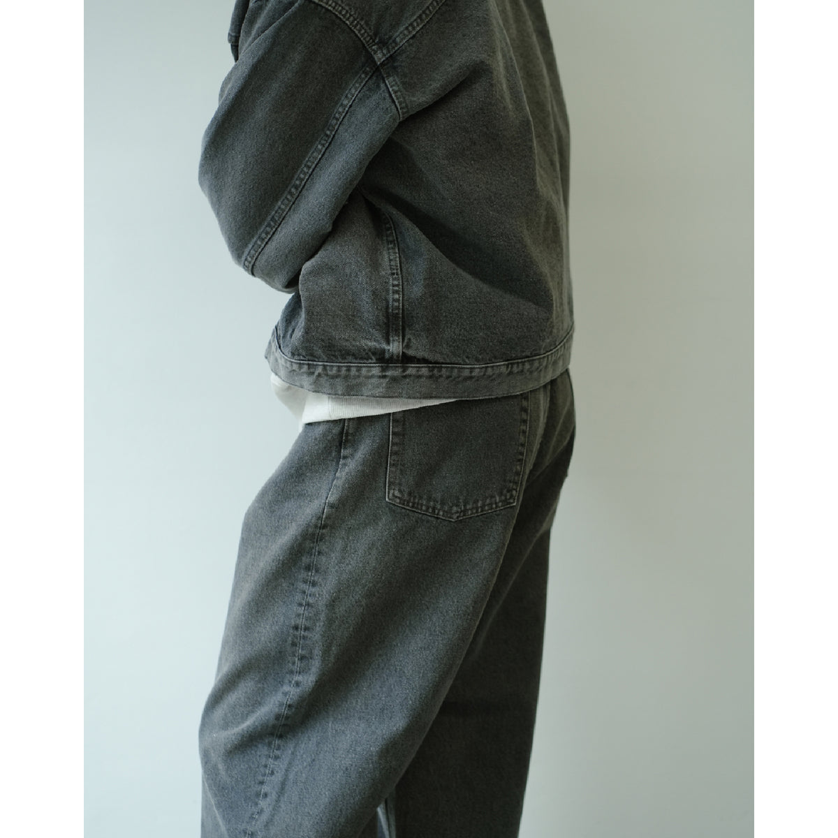 Vintage Gray Denim Jacket
