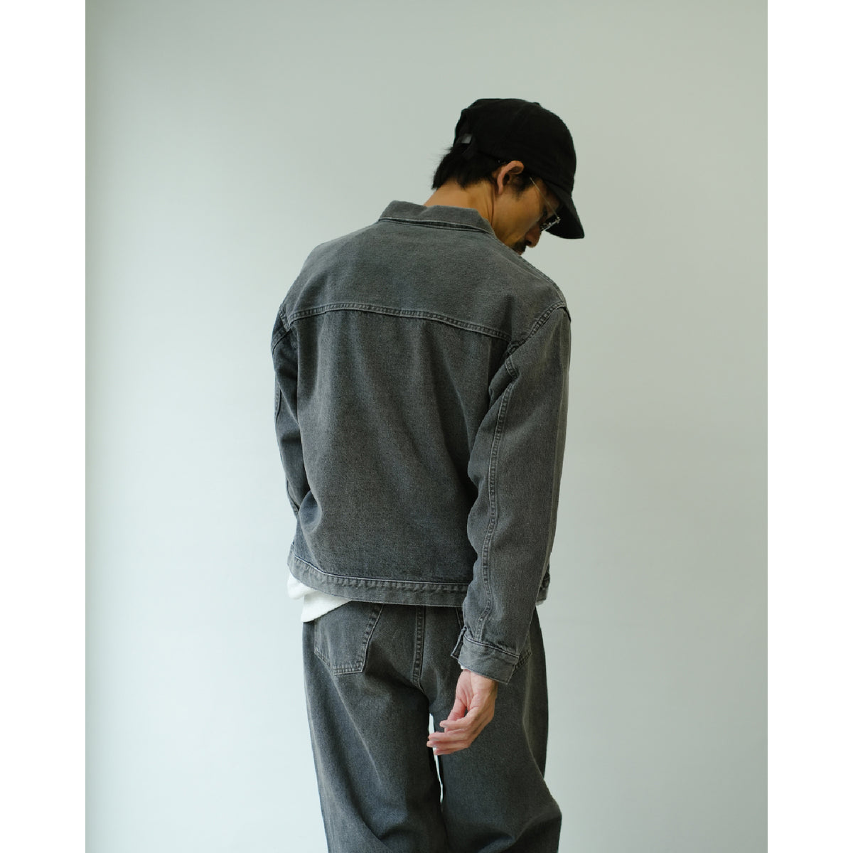 Vintage Gray Denim Jacket