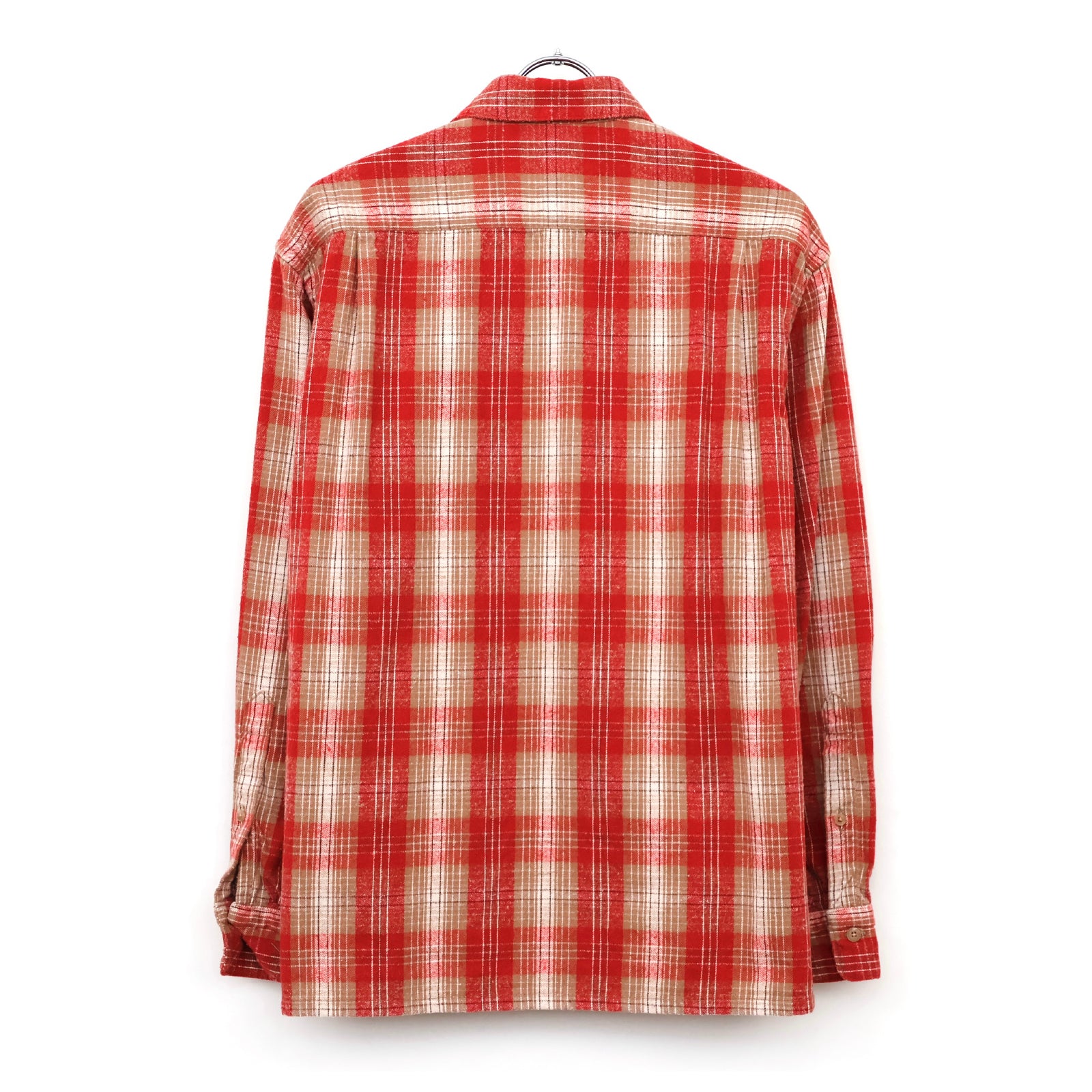 Vintage Cotton Silk Nep Twill Check Shirt