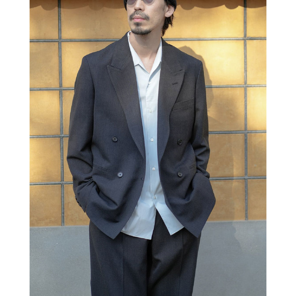 Wool Double Breasted Jacket - ref. / Web Store