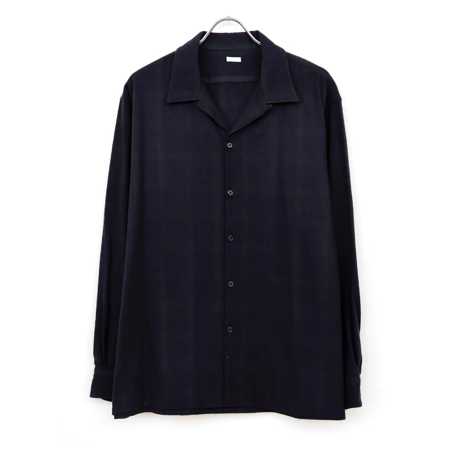 Silk Nep Loop Collar Shirt