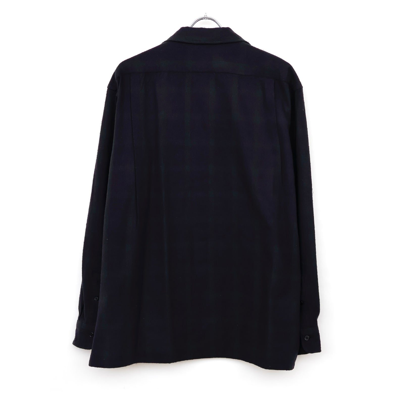 Silk Nep Loop Collar Shirt