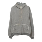 Vintage Light Weight Zip Sweat Hoodie GRAY