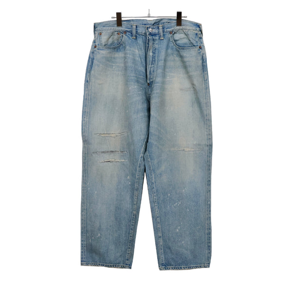 No.37 Washed Wide Denim Pants