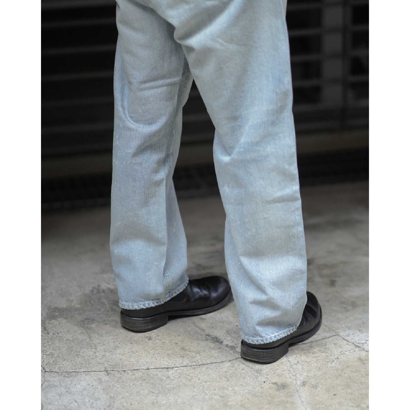 No.37 Washed Wide Denim Pants