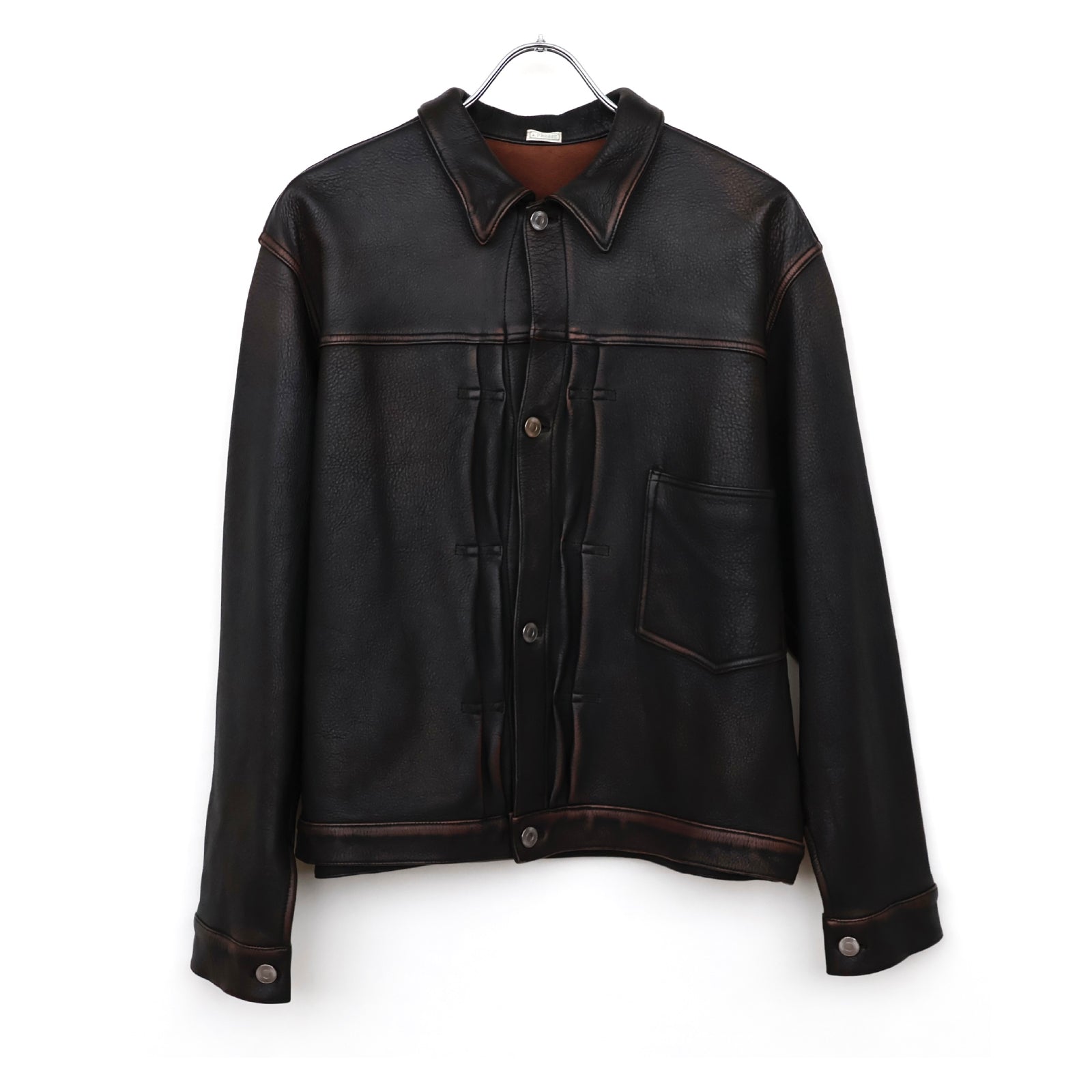 Vintage Black Chambray Work Jacket | ref. / Web Store