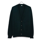 Wool Cotton High Gauge Cardigan GREEN