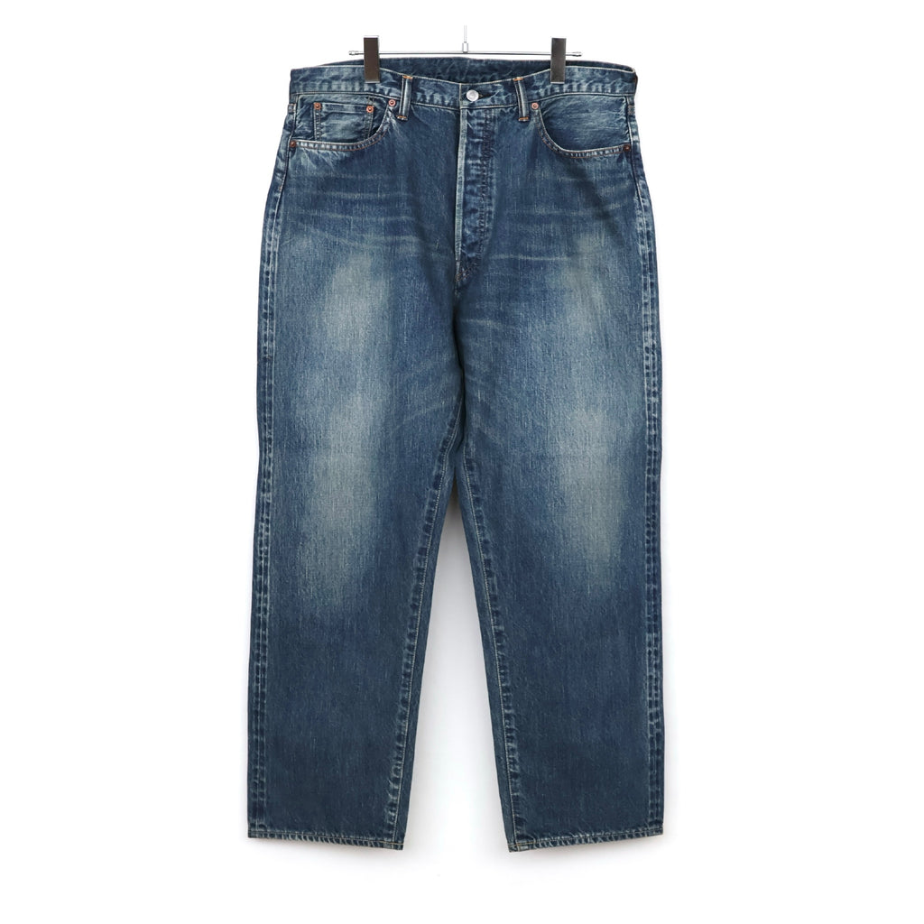Washed Denim Wide Pants - ref. / Web Store