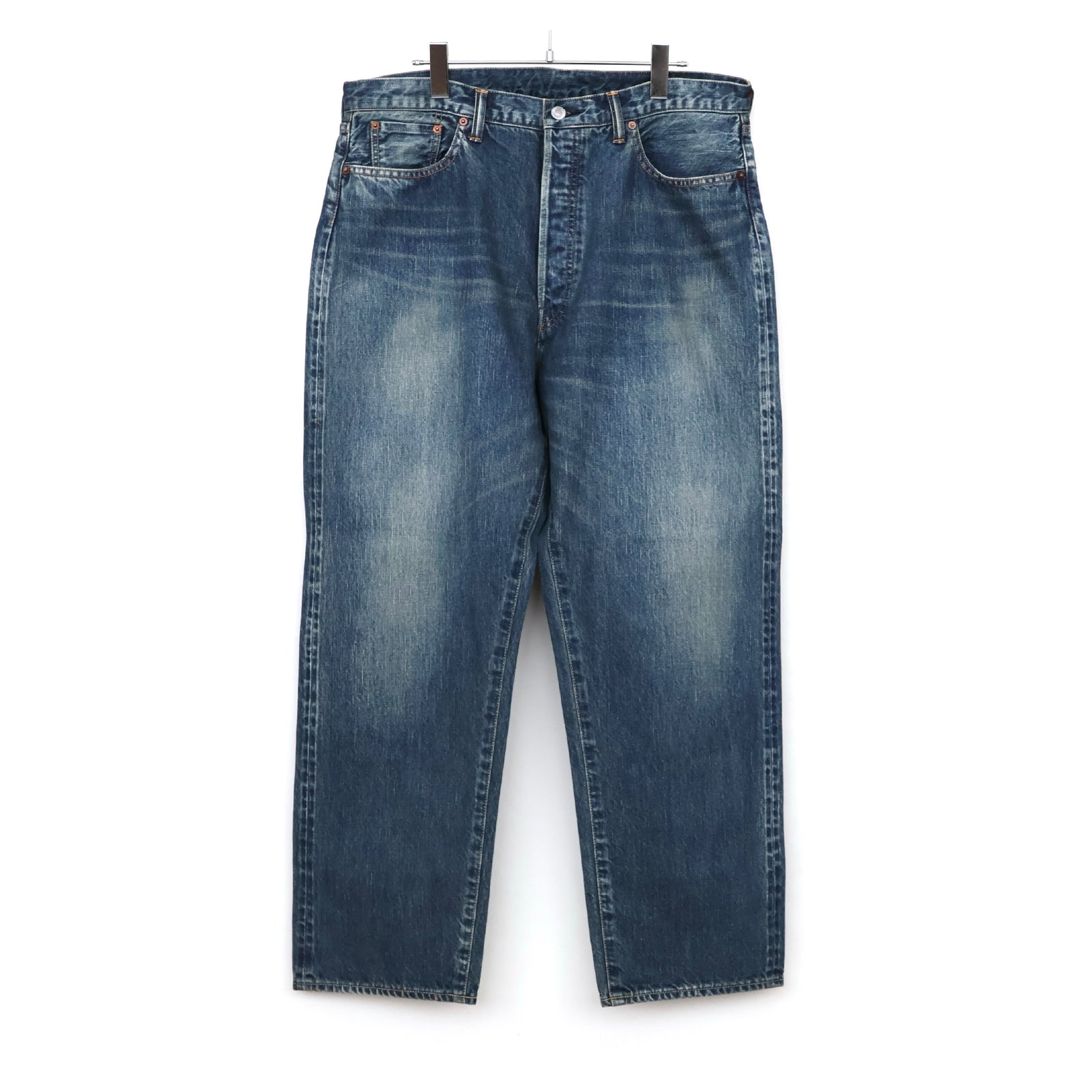 Washed Denim Wide Pants - ref. / Web Store