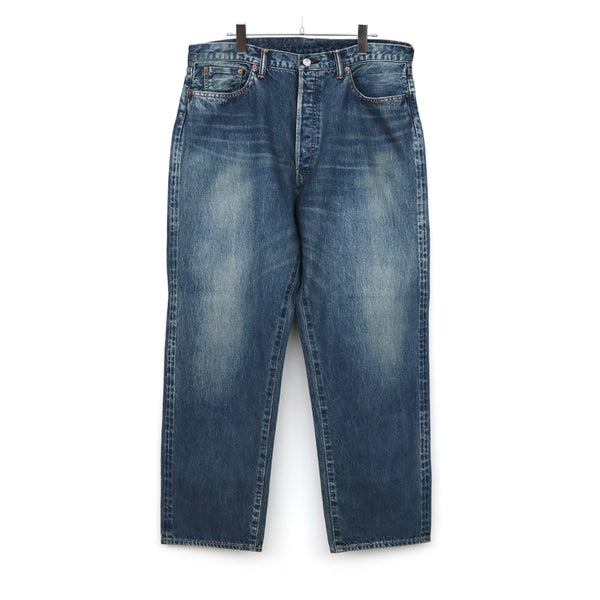 Washed Denim Wide Pants - ref. / Web Store