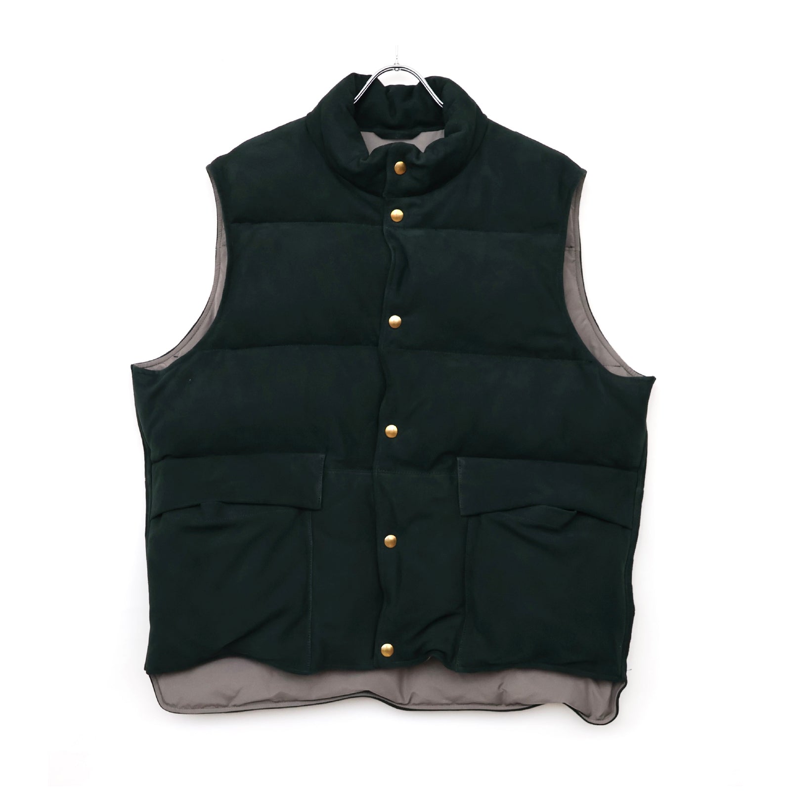 23AW アプレッセ Suede Down Vest Suede Down Vest | ref. / Web Store