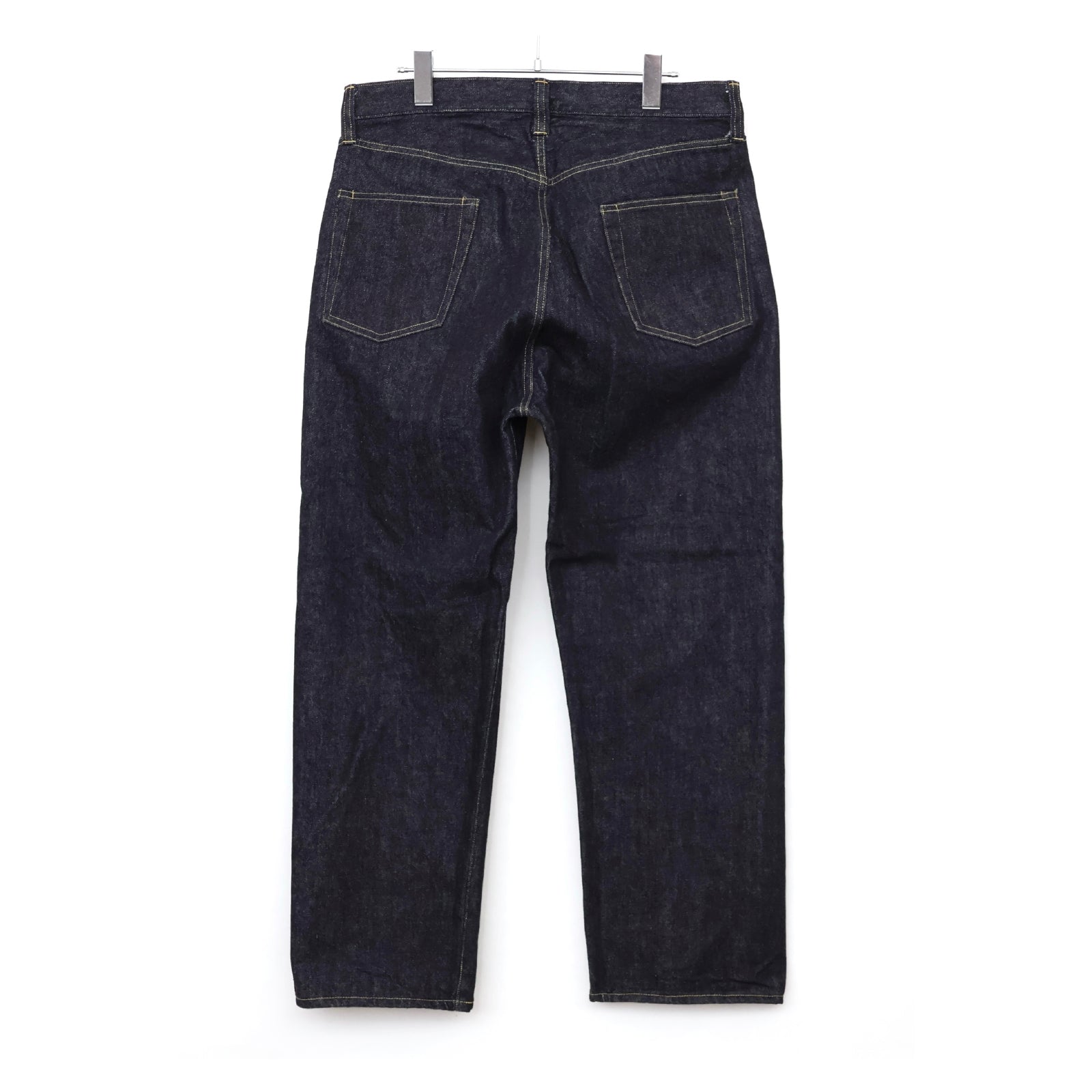 Washed Denim Wide Pants