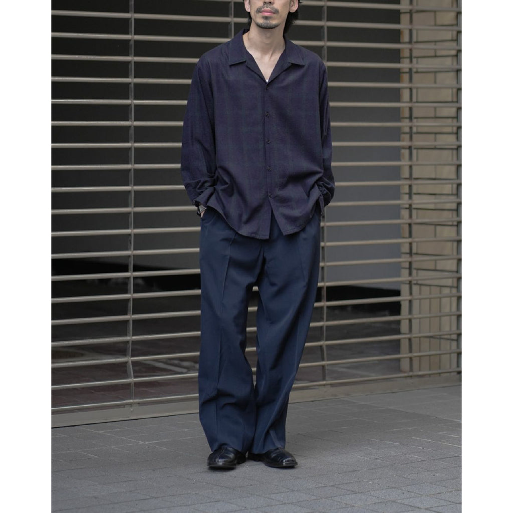 Wool Rayon Wide Trousers | ref. / Web Store