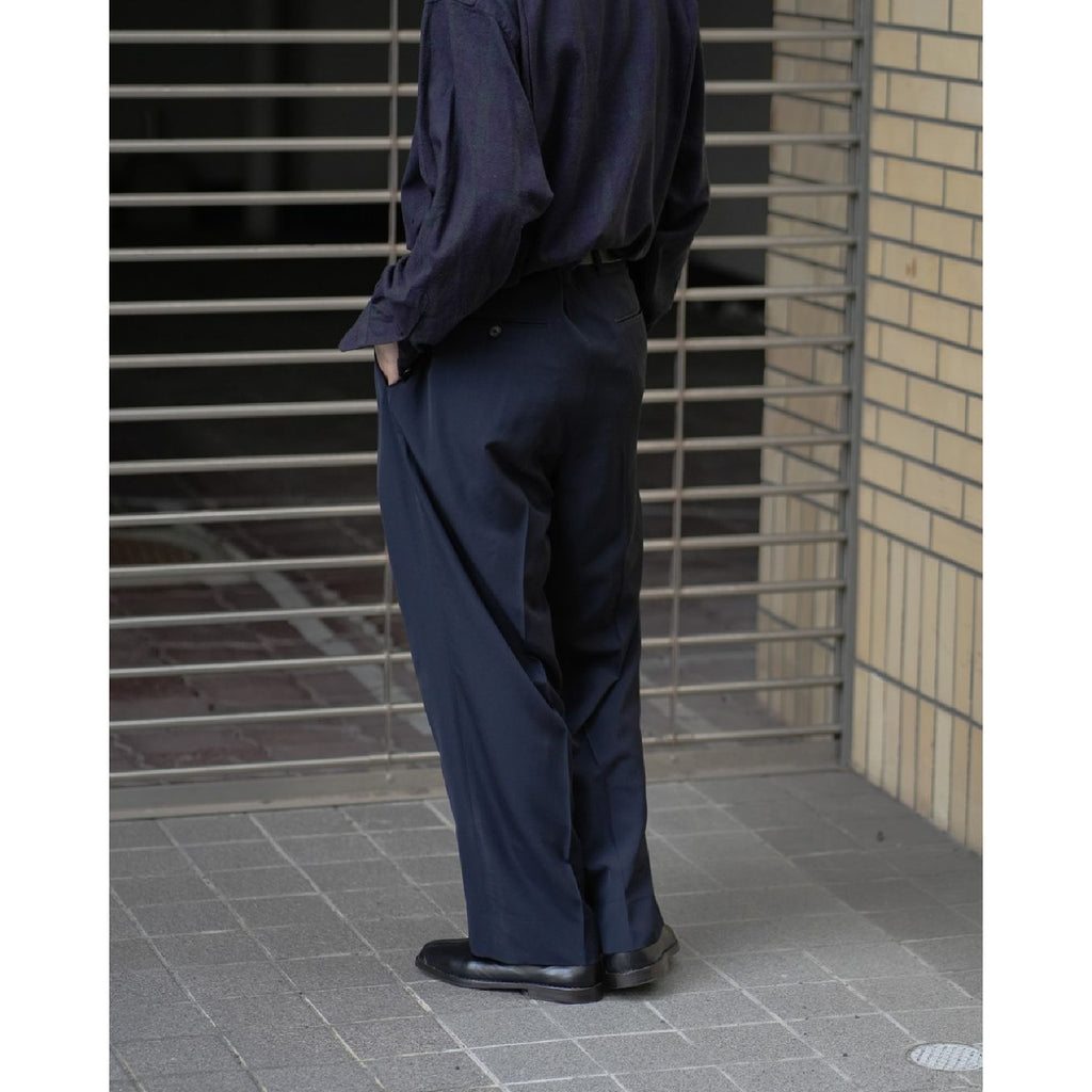 Wool Rayon Wide Trousers | ref. / Web Store