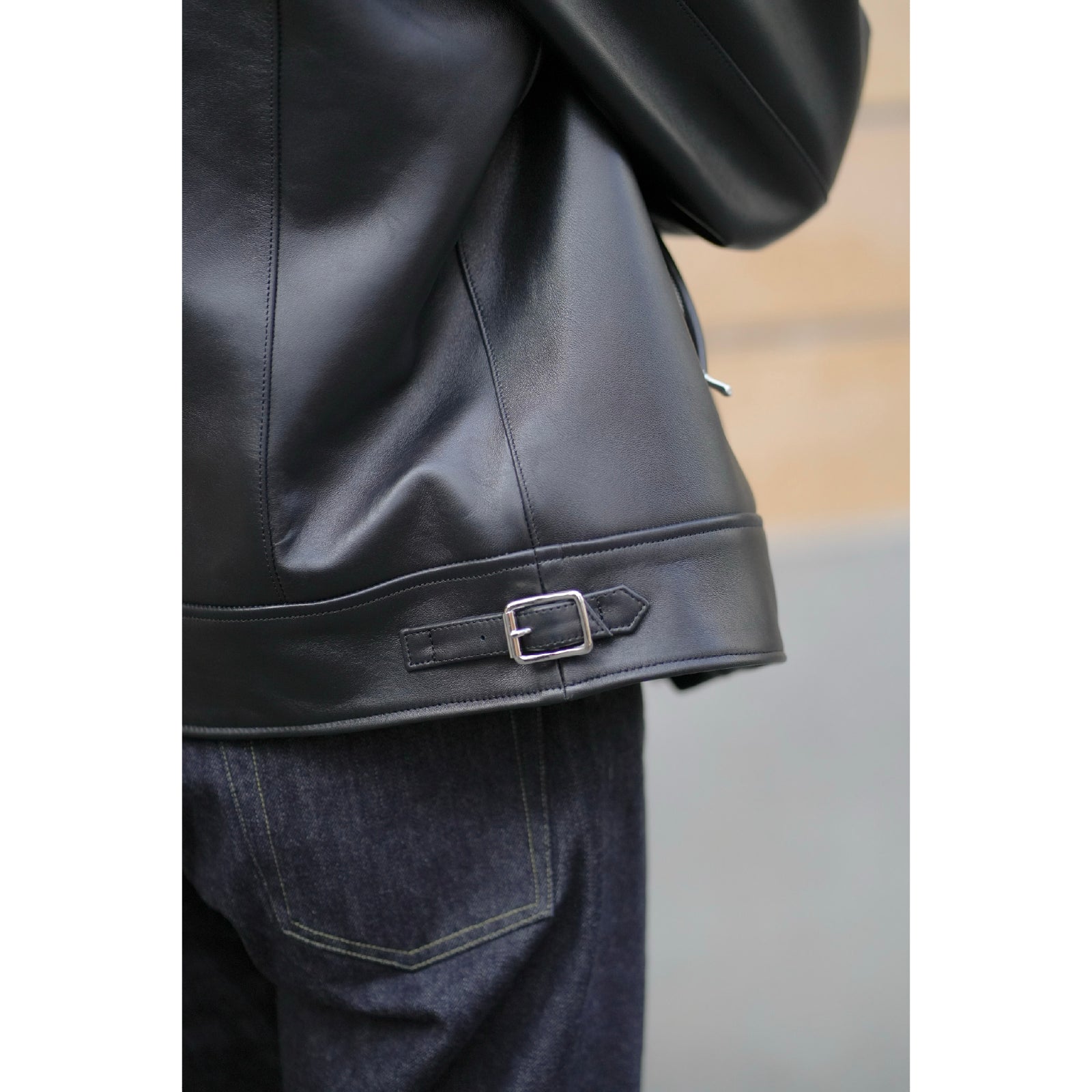 Leather French Riders Jacket | ref. / Web Store