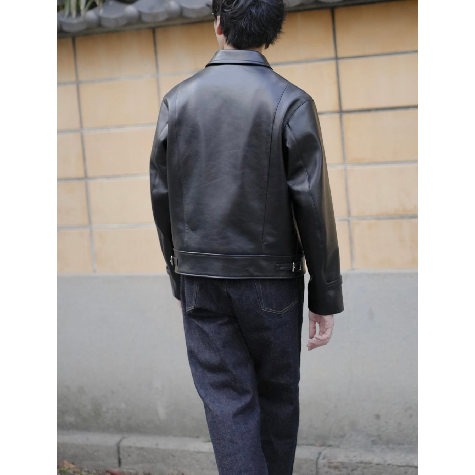 Leather French Riders Jacket | ref. / Web Store