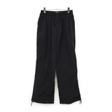 HAND DYED NYLON UTILITY PANTS BLACK