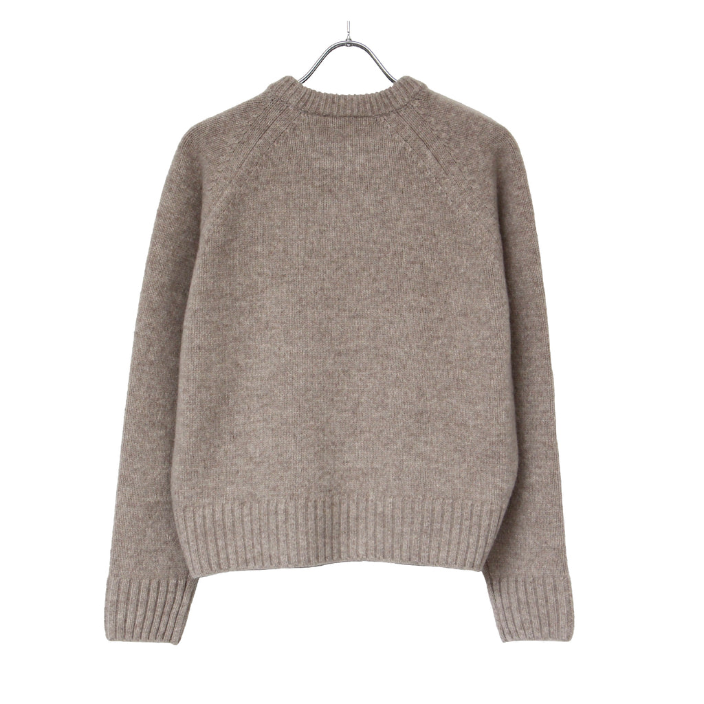 WOOL CASHMERE SILK CREWNECK SWEATER | ref. / Web Store