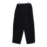 コーデュロイ ドローストリングパンツ BLACK