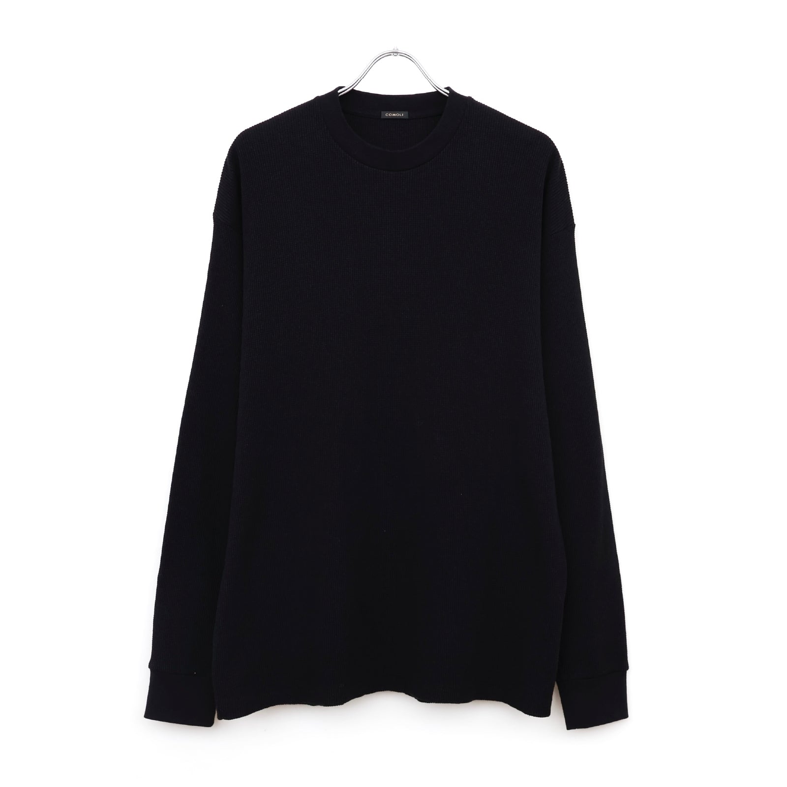 コットンワッフル 長袖Tシャツ