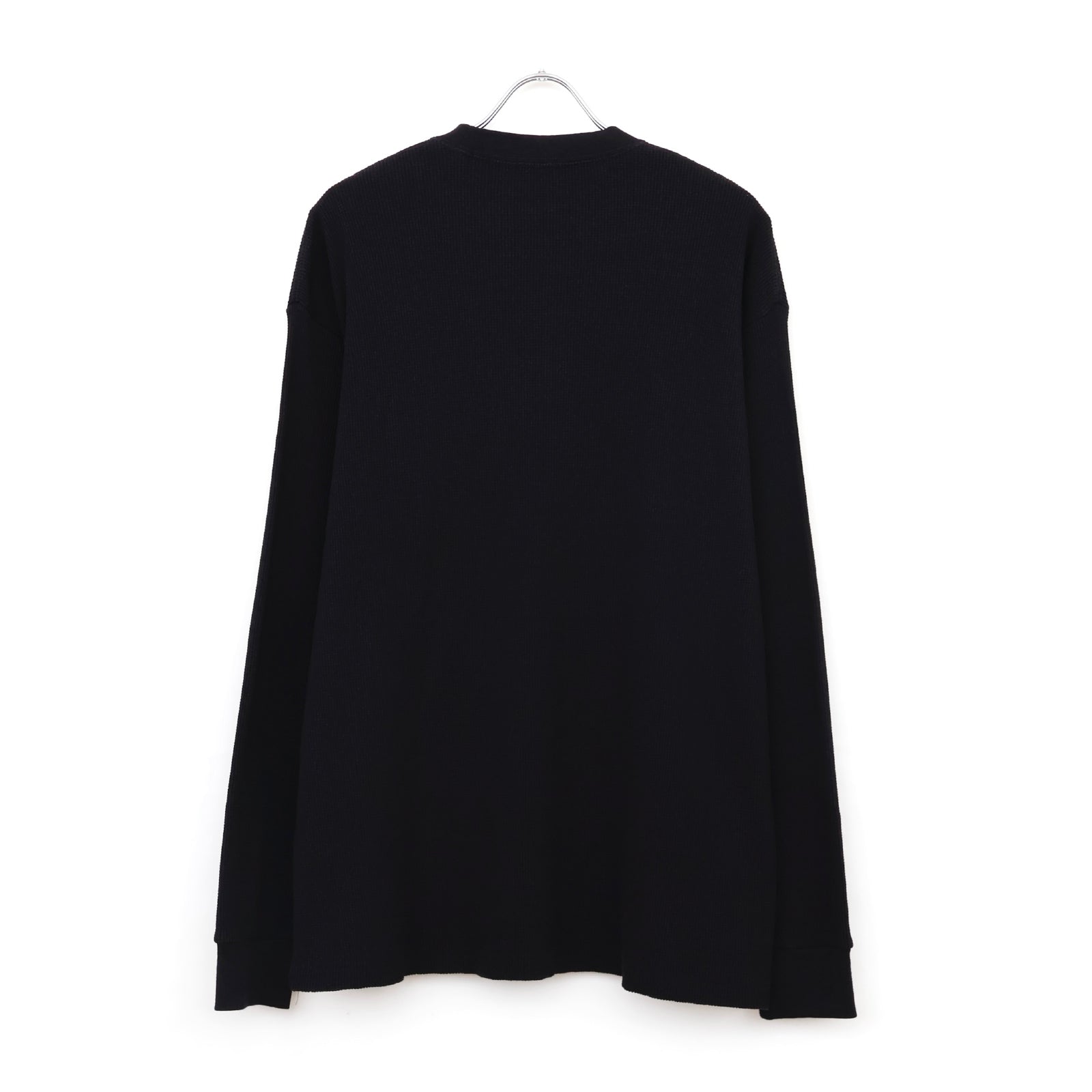 コットンワッフル 長袖Tシャツ