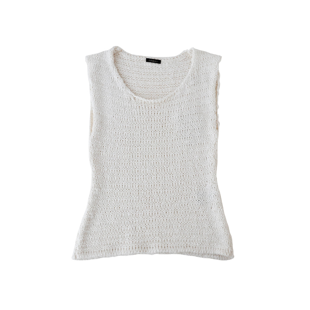 シルク ノースリーブニットトップ(women's)