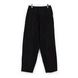 コットンダックス テーパードパンツ BLACK