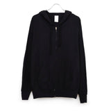 ジャージ ジップパーカ BLACK
