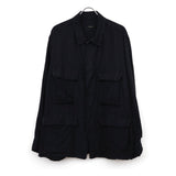 シルクコットン B.D.U.ジャケット BLACK