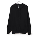 オックス ジップパーカ BLACK