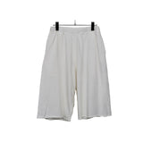 LWコットン裏毛 ショーツ WHITE