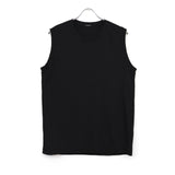THIN コットン ノースリーブ BLACK